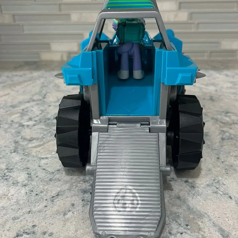 PAW Patrol Dino Rescue Rex Transforming Deluxe Car & Action Pack Everest Figure